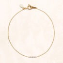 10K Diamond Bar Bracelet