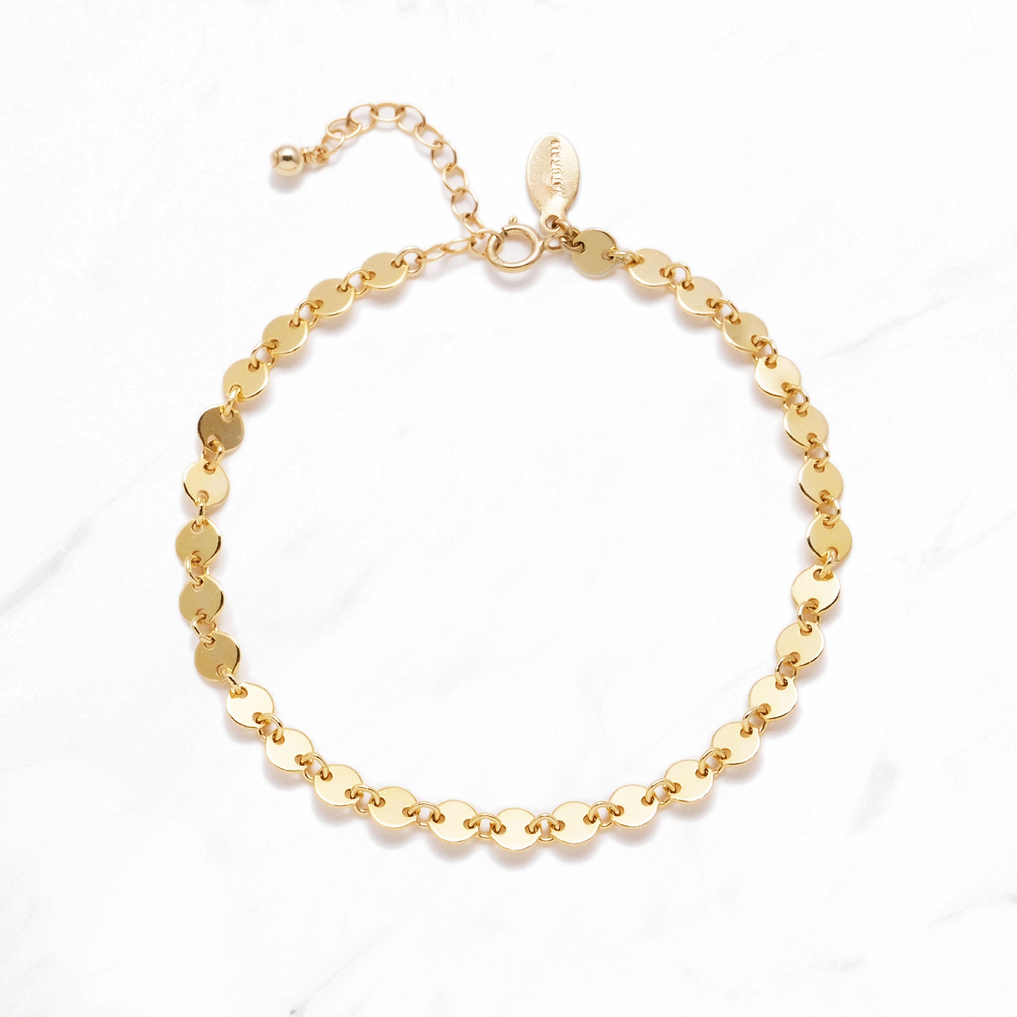 Disc Chain Bracelet