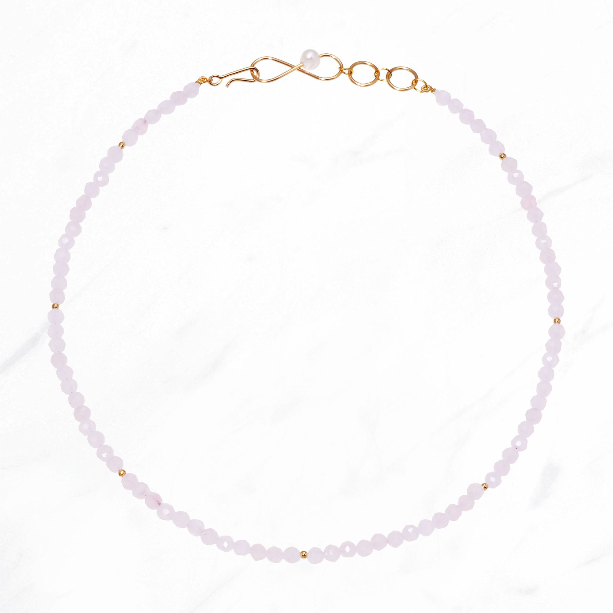 Sequence Necklace (Rose Quartz)