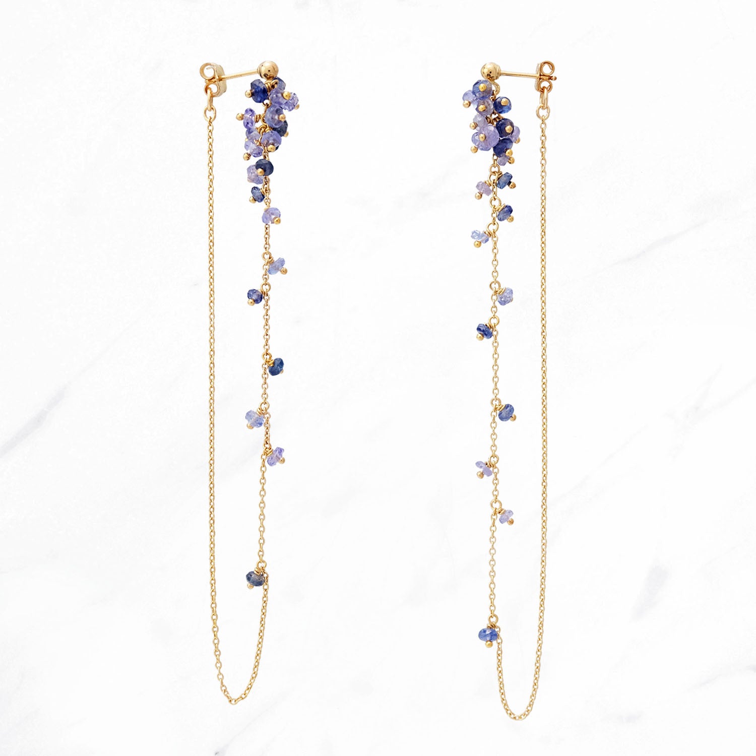 Mulberry Sapphire Earrings L
