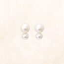 10K Duo Pearl Earrings