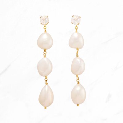 Baroque Pearl Drop Earrings