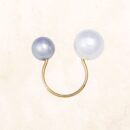 10K Gold Floating Ring (Gray)