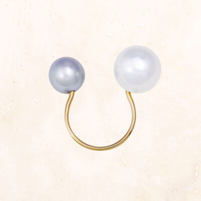 10K Gold Floating Ring (Gray)