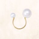 10K Gold Floating Ring (White)